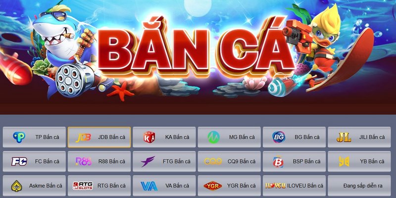 Đa dạng trò chơi bắn cá đổi thưởng hấp dẫn tại nhà cái J88