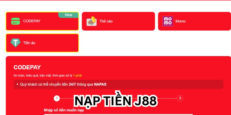 Nạp Tiền J88